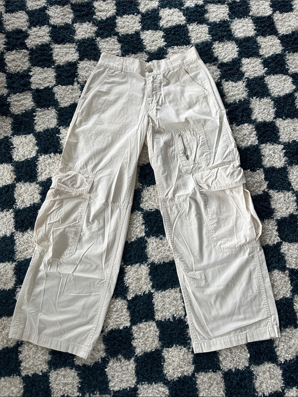 BDG Cream Cargo Pants